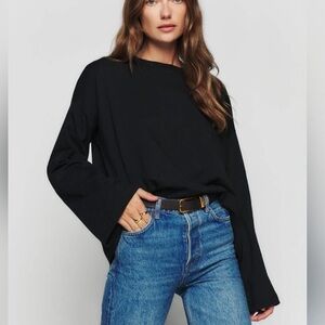 Reformation long sleeve oversized tshirt
